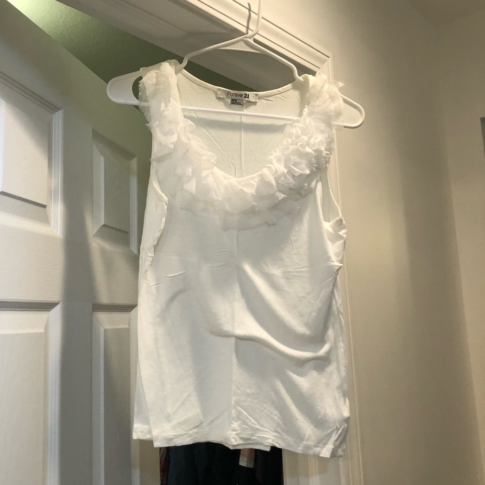 White tank top